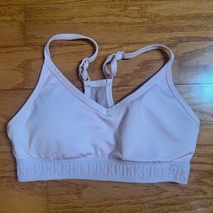 Victoria’s Secret Pink Ultimate lightly lined pink size small sports bra.